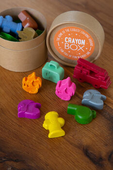 Dinosaur Themed Crayon Play Tub Set Of 16 Wax Crayons, 2 of 9