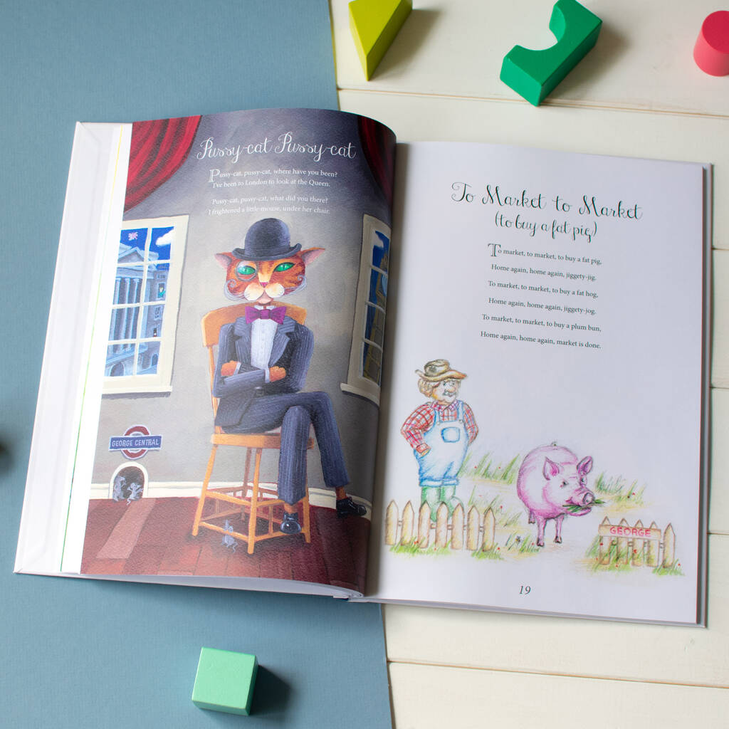 Personalised Nursery Rhyme Collection Book By The Letteroom