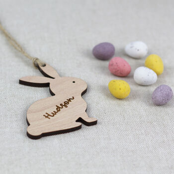Easter Bunny Decoration Gift Tags, 3 of 4