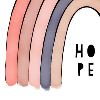 Hope Rainbow Print, 2 of 4