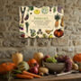 Personalised UK Seasonal Fruit And Vegetable Dateless Wall Calendar, thumbnail 3 of 8