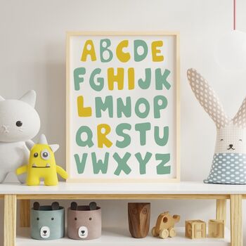 Personalised Children's Alphabet Name Print, 6 of 6