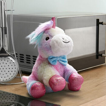Heatable Soft Toy Plush Penguin, Cat Or Unicorn, 3 of 9