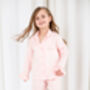 Personalised Embroidered Satin Pj's For Kids And Ladies, thumbnail 2 of 12
