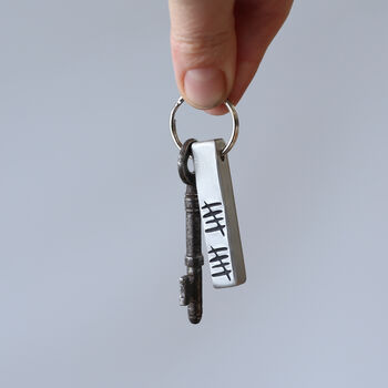 10th Anniversary Aluminium Bar Keyring, 6 of 7