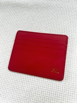 Personalised Vegan Leather Card Wallet, 4 of 5