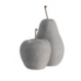 Grey Concrete Apple And Pear Kitchen Ornaments, thumbnail 1 of 2