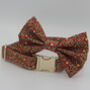 Red And Gold Holly Christmas Dog Bow Tie, thumbnail 11 of 12
