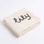 Personalised Baby Blanket Beginner Knitting Kit, thumbnail 3 of 9