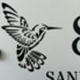 Personalised Hummingbird Design House Acrylic Number Sign, thumbnail 6 of 10