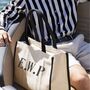 Personalised Contrast Tote Bag, thumbnail 1 of 5