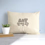 Personalised Couples Initials Cushion Gift, thumbnail 1 of 12