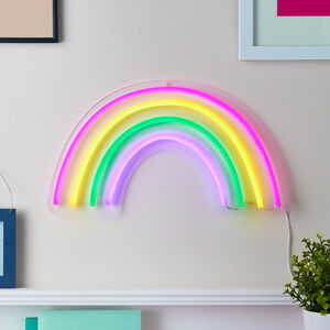 Neon Rainbow Wall Light By Lights4fun