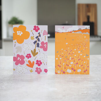 Set Of 10 Blooms Notecards And Envelopes, 4 of 5