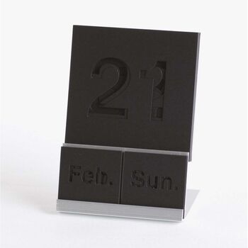 25% Off. Perpetual Paper Calendar With Stand, 10 of 10