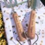 Personalised Gold And Beech Garden Tools, thumbnail 2 of 5