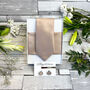 Coffee Wedding Tie Set, thumbnail 3 of 10