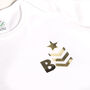 Personalised White Footless Baby Grow, thumbnail 2 of 2