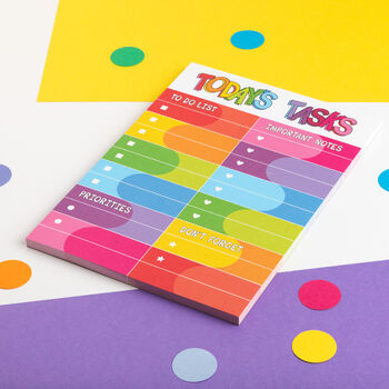 Today's Tasks A5 Daily Planner Notepad, 3 of 7