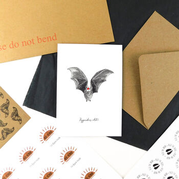 Dusky Leaf Nosed Bat Christmas Cards, 3 of 5
