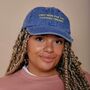 Personalised Only Here For Slogan Cap, thumbnail 2 of 9