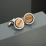 Personalised Wooden Wedding Party Cufflinks, thumbnail 5 of 7