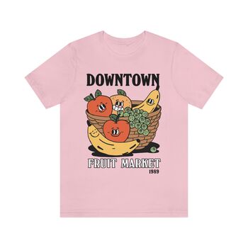 'Downtown Fruit Market' Colourful Graphic Tee, 5 of 6