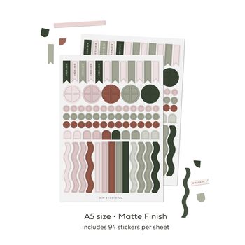 2026 A3 Family Wall Calendar With Five Columns, 4 of 12