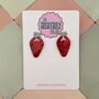 Christmas Lights Glitter Christmas Earrings / Festive Jewellery / Shimmering Multi Colour Dangles, thumbnail 10 of 12