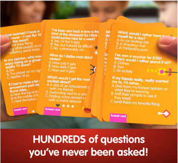Sussed The Wacky ‘What Would You Do?’ Social Card Game Ages Seven+ Oddball Orange Pack, 2 of 6