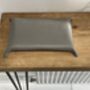 Personalised Rectangle Grey Leather Valet Coin Tray, thumbnail 9 of 12