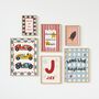 Personalised Boys Nursery Prints Set | Racing Car And Rocket Wall Art, thumbnail 1 of 6