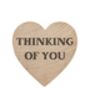 Thinking Of You, Little Pocket Hug Keepsake Heart Token, thumbnail 2 of 7