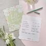 Floral Baby Shower Prediction Game Cards Pack Of 10, thumbnail 1 of 3