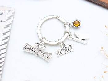 2026 Graduation Keyring, Personalised Gift Keepsake, 3 of 9