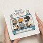 Funny Cat Loaf Birthday Card, thumbnail 1 of 7