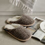 Pure Wool Taupe Mules, thumbnail 1 of 7