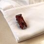 Red Race Car Cufflinks Gift For Men 316 L Stainless Steel Motorsport Accessory, thumbnail 5 of 5