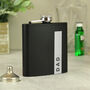 Personalised Any Name Black Hip Flask With Gift Box, thumbnail 1 of 2