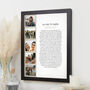 Personalised Wedding Vows Photo Print, thumbnail 5 of 11