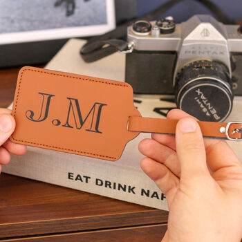 Personalised Initials Luggage Tag Travel Friend Gift, 3 of 4