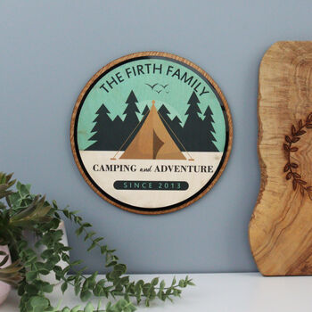 Personalised Family Adventure Wooden Print, 6 of 6
