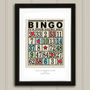 Personalised Lucky Day Bingo Card Print, thumbnail 1 of 5