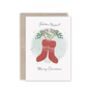 Fabulous Husband Festive Foiled Christmas Card, thumbnail 2 of 3