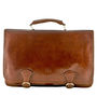 Mens Full Grain Leather Business Satchel. 'The Jesolo', thumbnail 4 of 12
