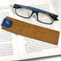 Personalised Leather Bookmark For Wedding Anniversary, thumbnail 3 of 7