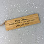 Engraved Teacher Personalised Bookmark, thumbnail 2 of 3