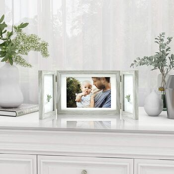 Multiple Three Tabletop Wall Wooden Photo Frame, 2 of 12