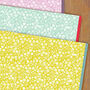 Ditsy Flower Wrap Ping Paper Pack, thumbnail 1 of 12