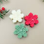 Festive Snowflake Candle Christmas Gift, thumbnail 4 of 10